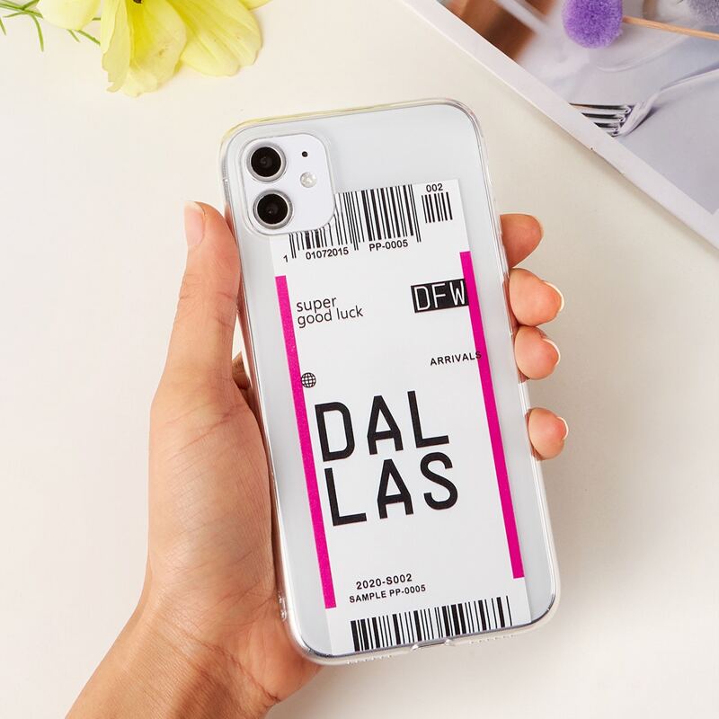 

Dallas Letter iPhone Case, Multicolor