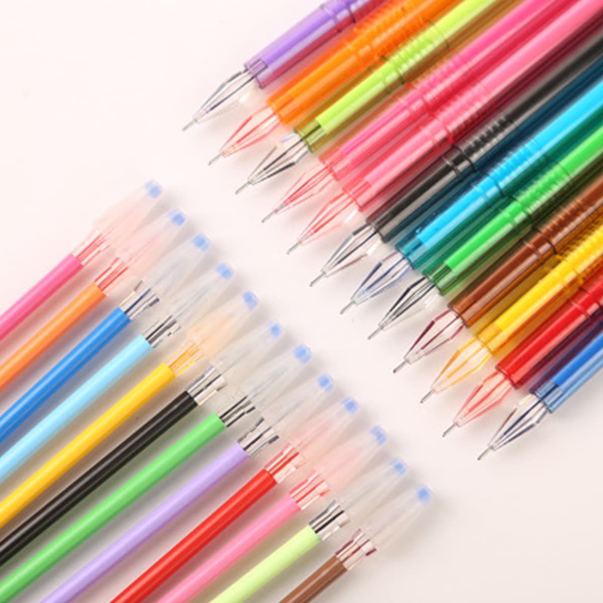 

12pcs Simple Gel Pen, Multicolor