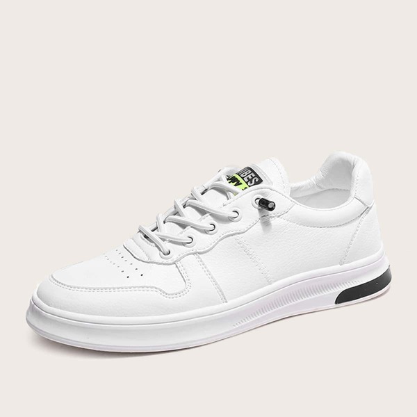 

Мужские кроссовки на шнурках, Белые