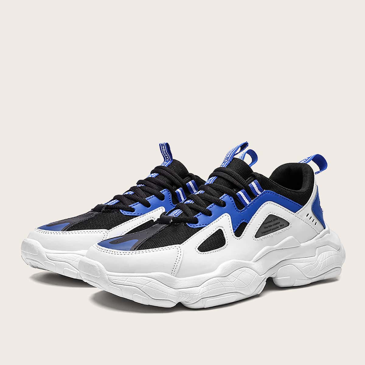 

Guys Lace-up Front Knit Sneakers, Multicolor
