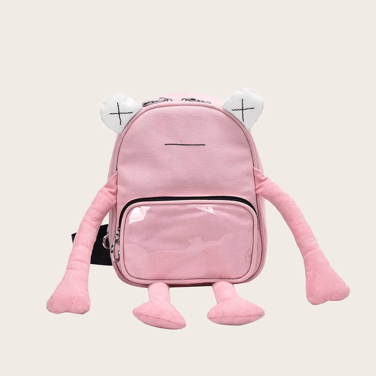 

Cartoon Frog Shaped Fanny Pack, Pink