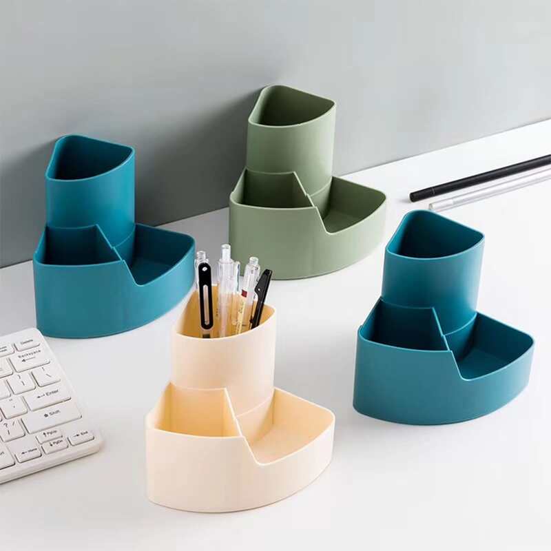 

1pc 3 Grid Multifunction Pen Holder