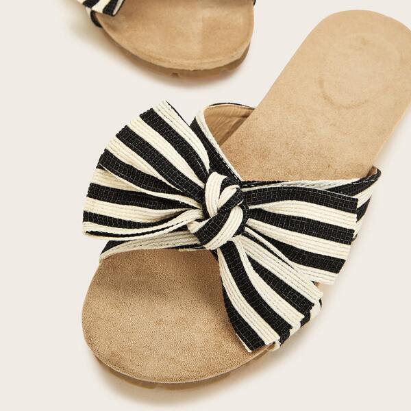 

Striped Bow Decor Sliders, Multicolor