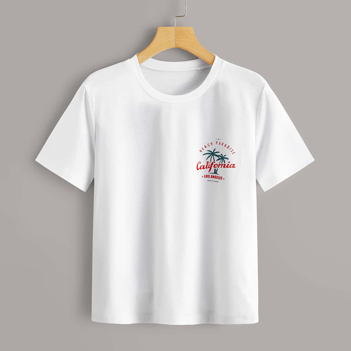 

Letter Graphic Tee, White