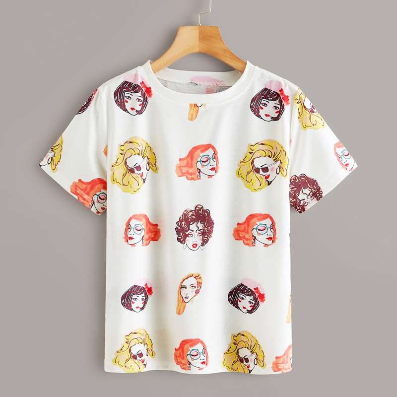 

Figure Graphic Short Sleeve Tee, Multicolor