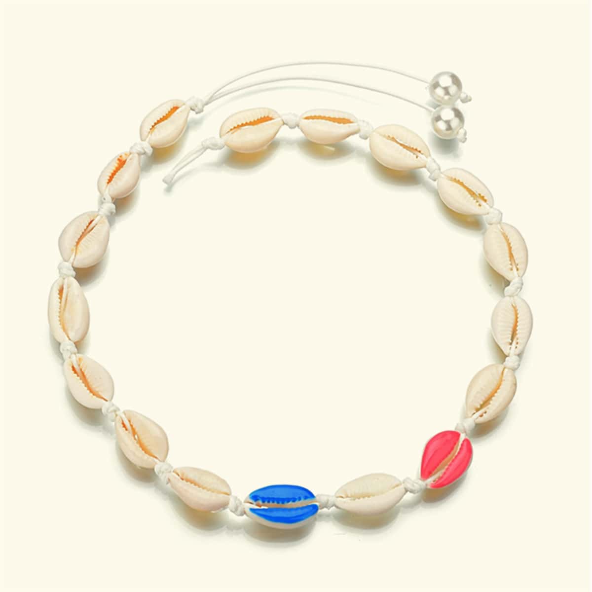

Shell Decor Choker, Khaki