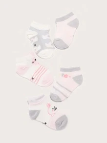 Calcetines de bebé con estampado de dibujos animados - Multicolor - Ver 2