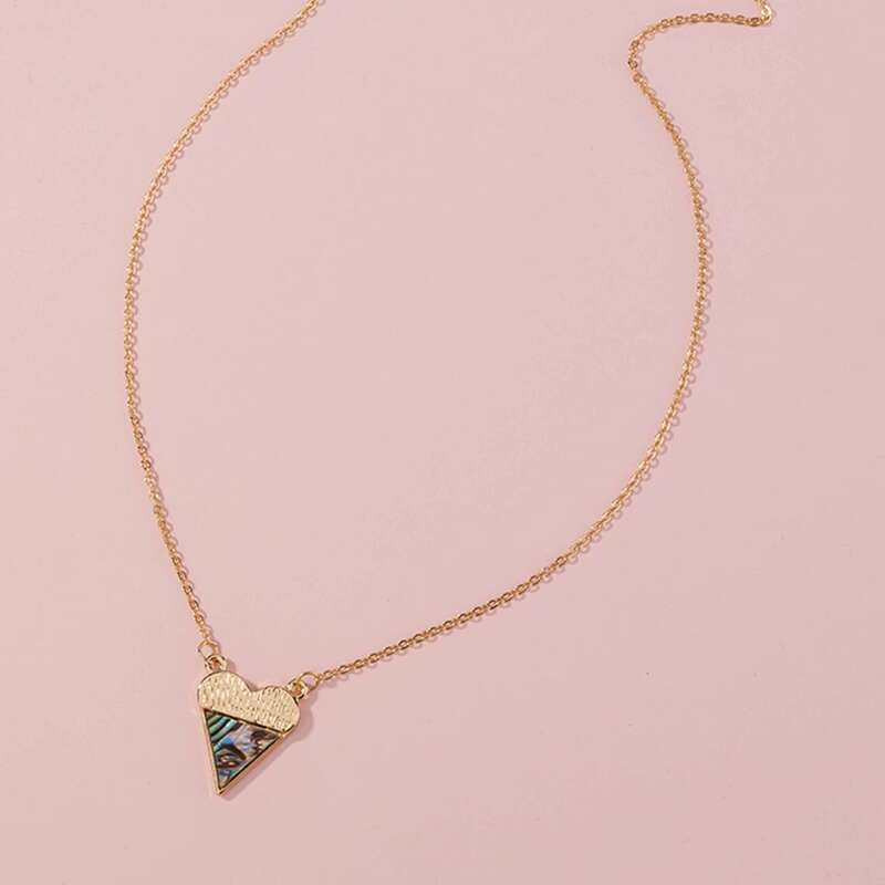 

Geometric Charm Necklace, Gold