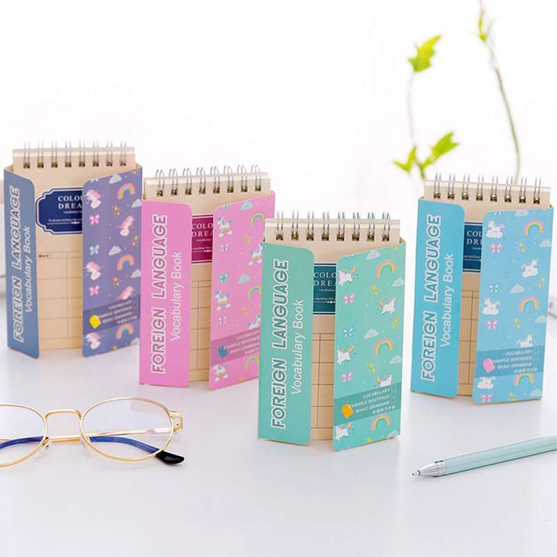 

1pc Portable Memo Pad, Multicolor
