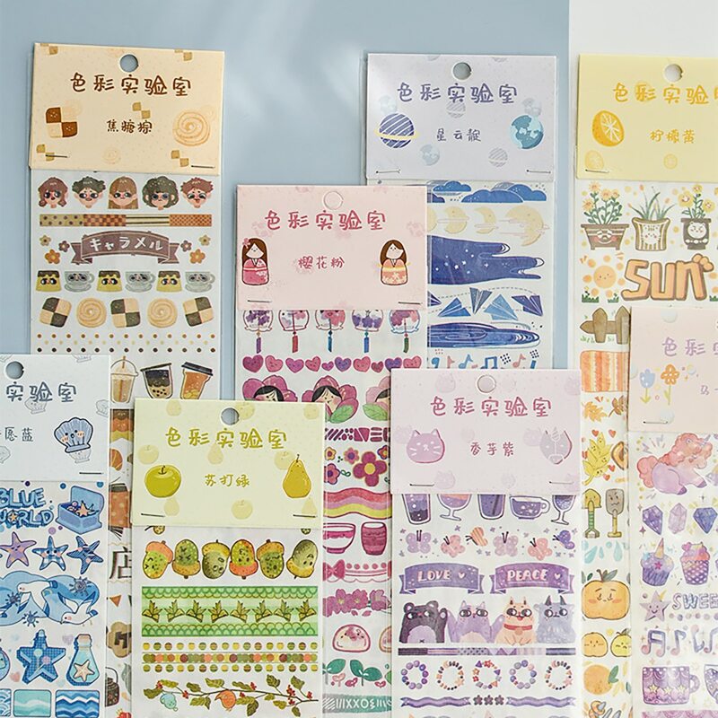 

1sheet Cartoon Sticker, Multicolor