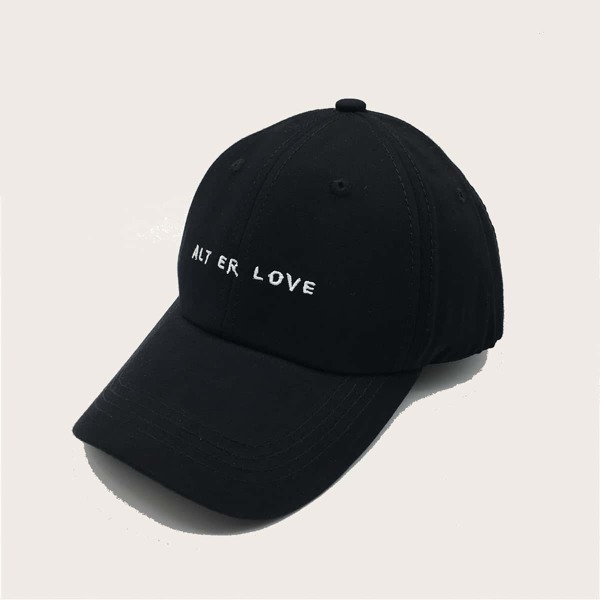 

Мужская бейсболка с вышивкой, Чёрный