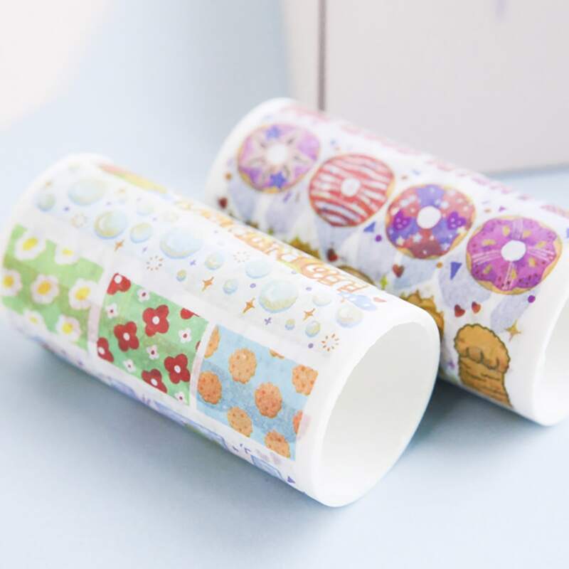 

2pcs Cartoon Decoration Tape & 10sheets Sticker, Multicolor