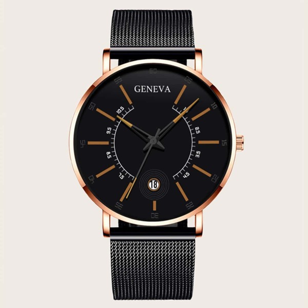 

Men Round Pointer Quartz Watch