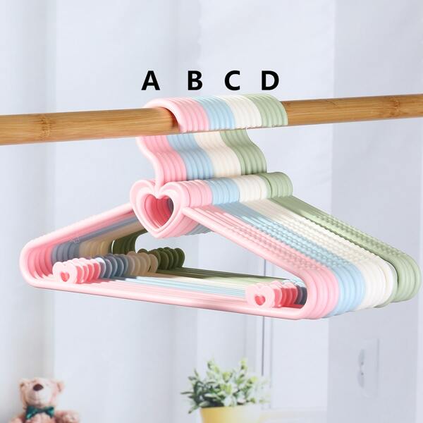 

5pcs Solid Non-slip Hanger, Multicolor
