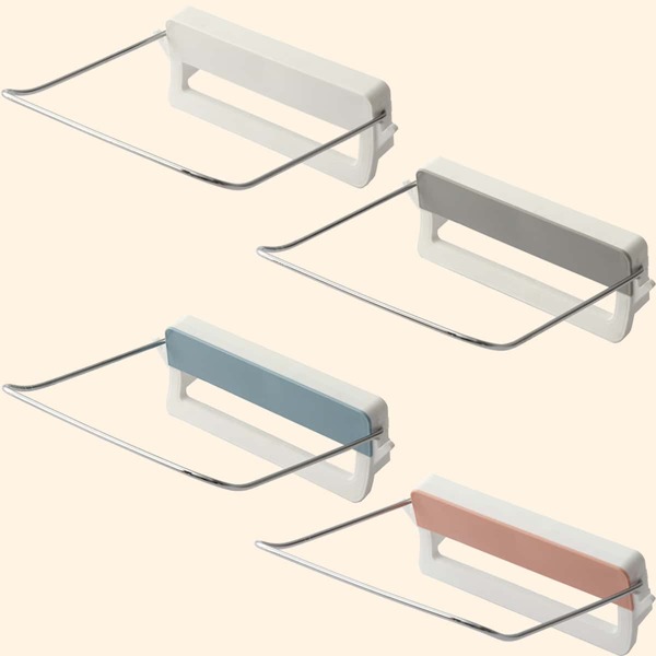 

1pc Wall Mounted Towel Rack, Multicolor