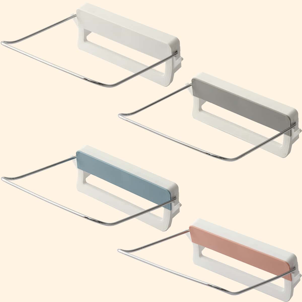 

1pc Wall Mounted Towel Rack, Multicolor