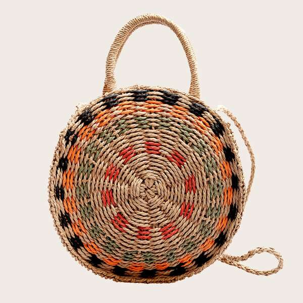 

Плетеная сумка-сэтчел, Хаки