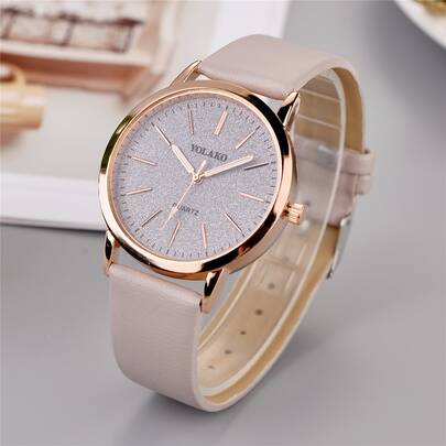 Este reloj cuenta con una correa de cuero PU elegante y cómoda, adecuada tanto para hombres como para mujeres. Es un reloj casual de estudiante que se puede usar para fiestas, festivales, reuniones, bodas y uso diario. Es el mejor regalo para la temporada de regreso a clases, la temporada de graduación y el Día de Acción de Gracias para las mujeres.