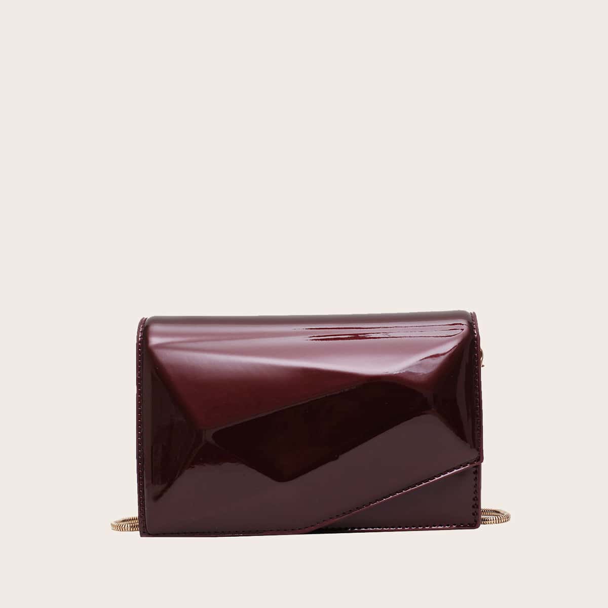 

Patent Crossbody Bag, Brown