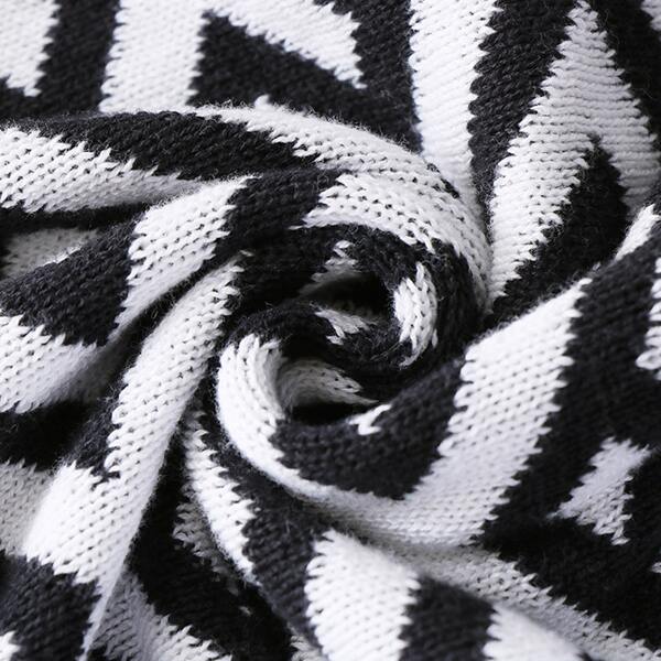 

1pc Geometric Pattern Blanket, Multicolor
