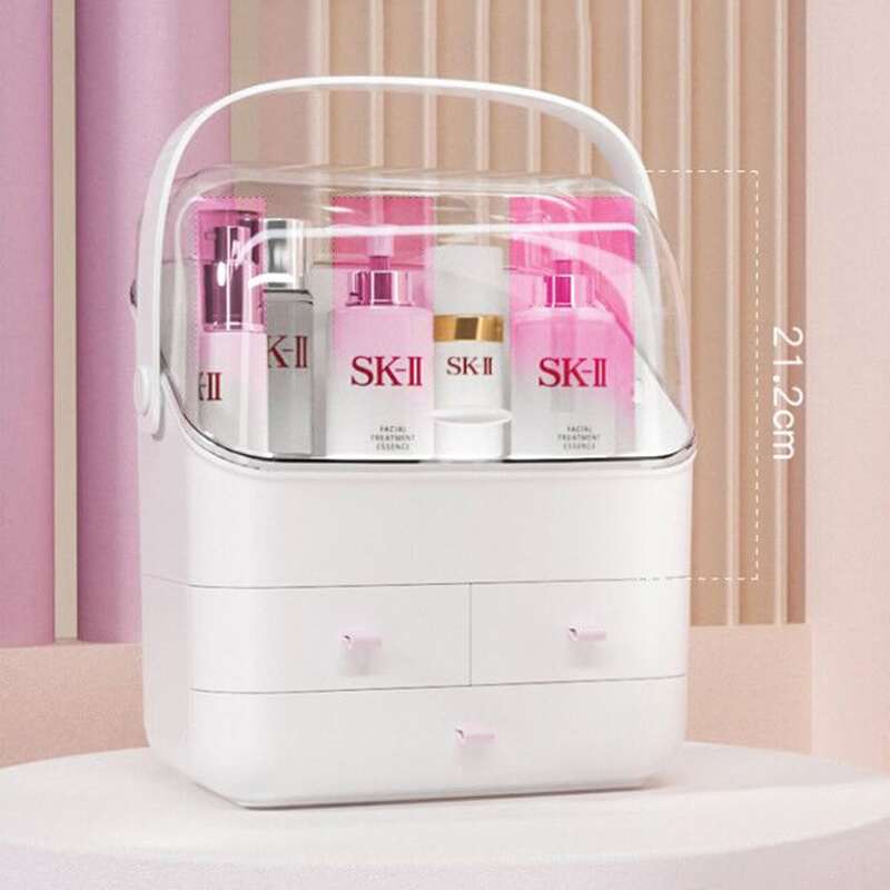 

1pc Multi-grid Cosmetic Storage Box, White