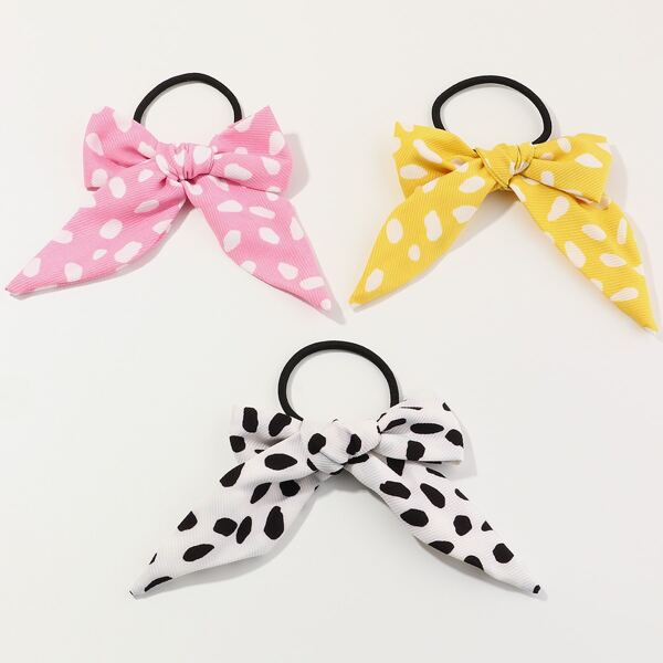 

Girls Polka Dot Pattern Hair Tie, Multicolor