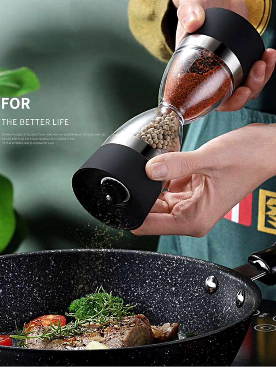 1 件双头可调节盐胡椒研磨器 - 彩色 - 查看 1