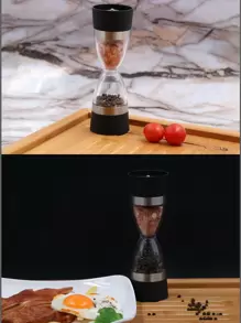 1 件双头可调节盐胡椒研磨器 - 彩色 - 查看 3