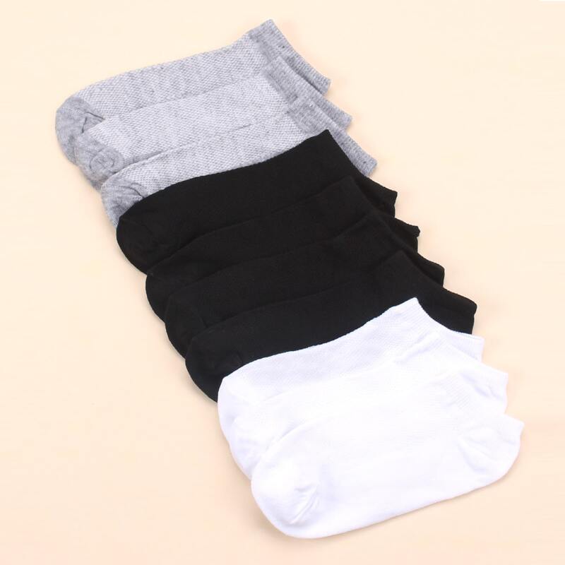 

Plain Pattern Socks, Multicolor
