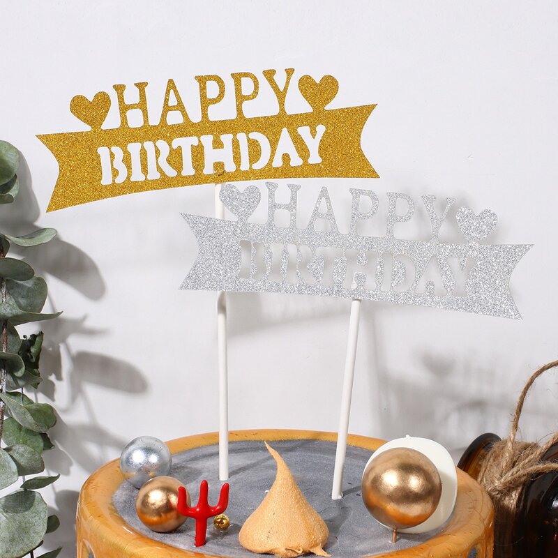 

1pc Birthday Cake Topper, Multicolor