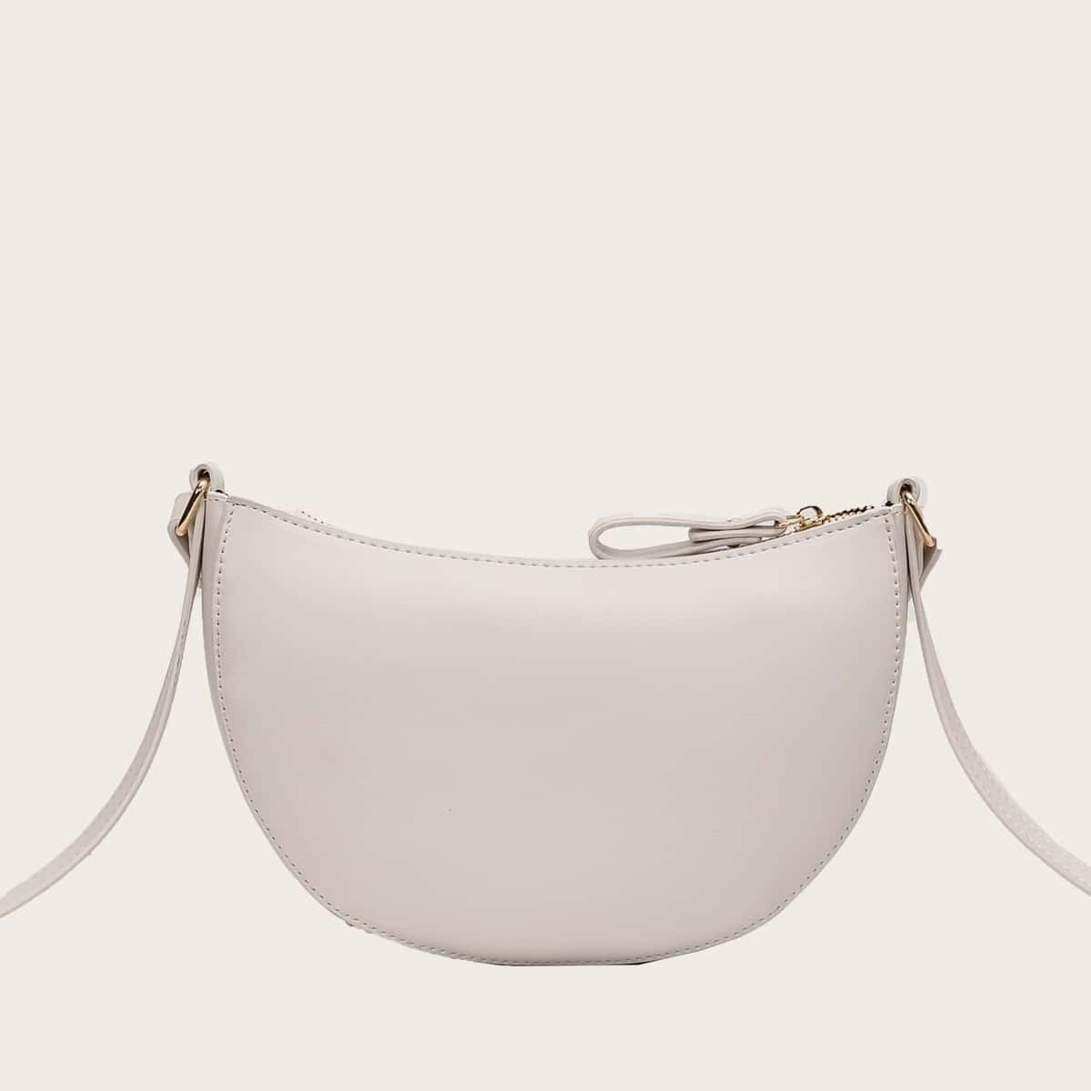 

Minimalist Crossbody Bag, White