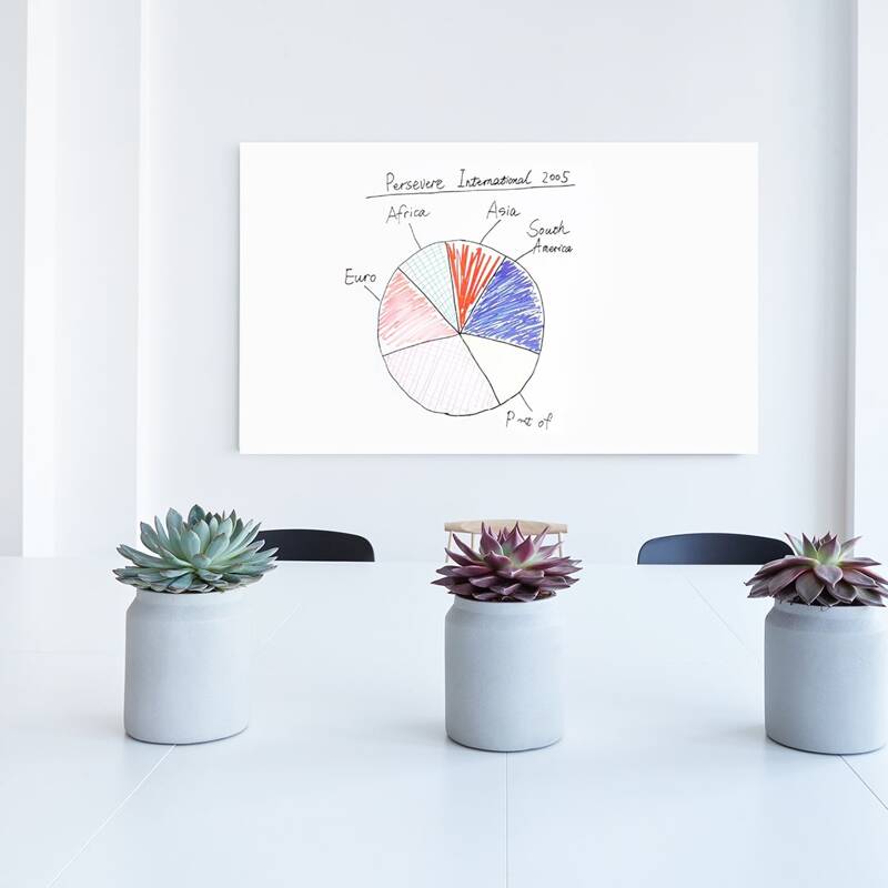 

1pc Office Wall Sticker, White