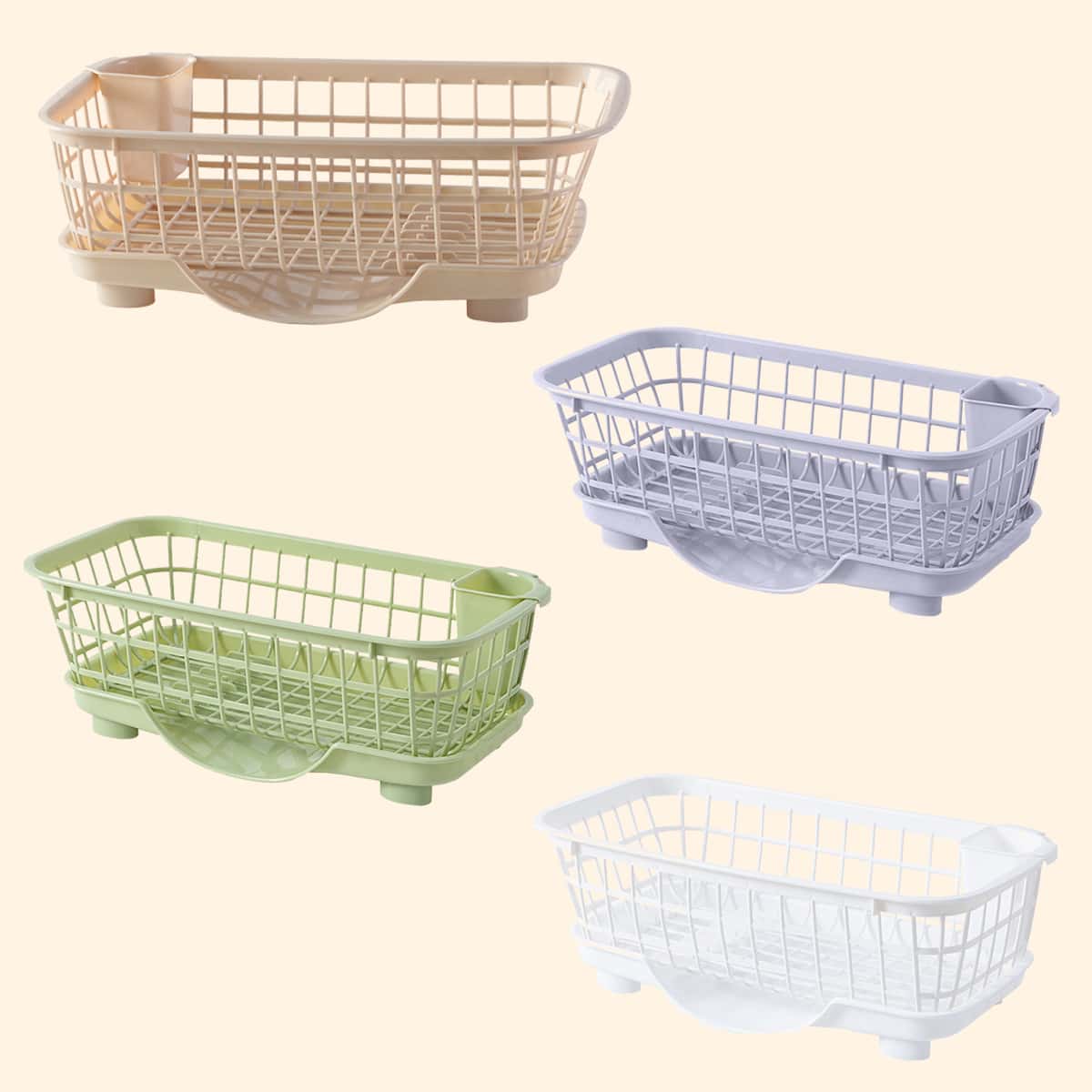 

1pc Drain Storage Basket, Multicolor