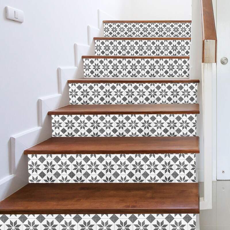 

1pc Geometric Pattern Stair Sticker