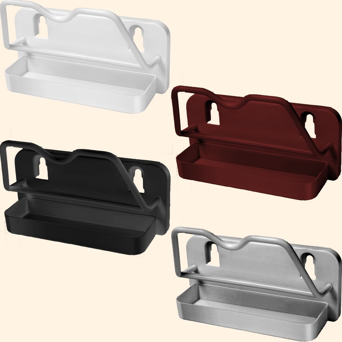 

1pc Pot Lid Storage Rack, Multicolor