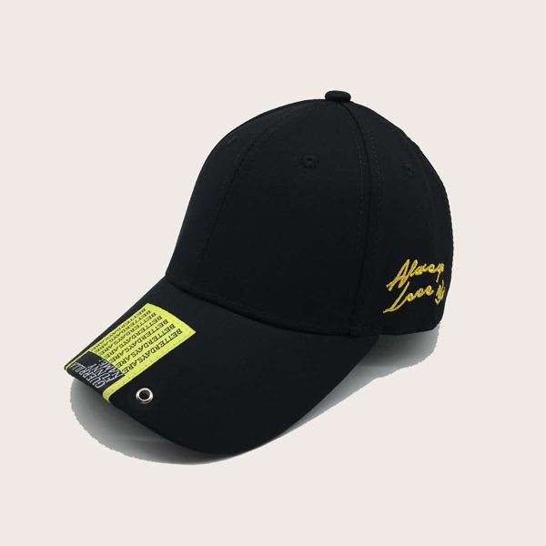 

Мужская бейсболка с вышивкой, Чёрный