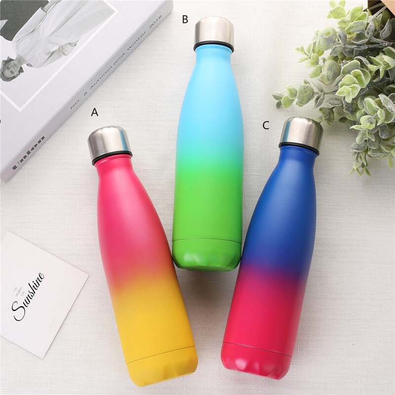 

1pc Colorful Vacuum Cup, Multicolor