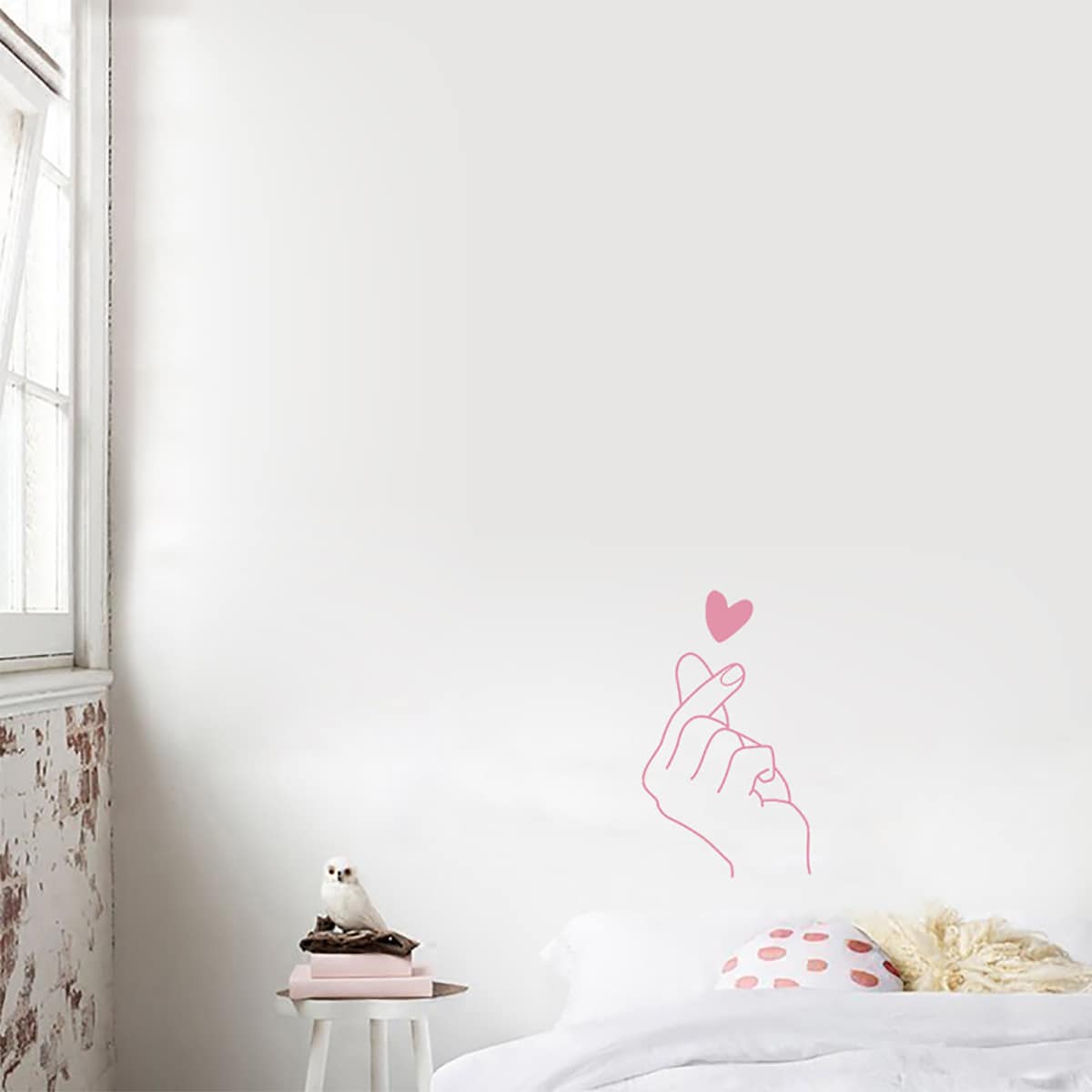 

Finger Print Wall Sticker, Pink