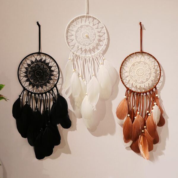 

Ловец снов с декором меха 1шт