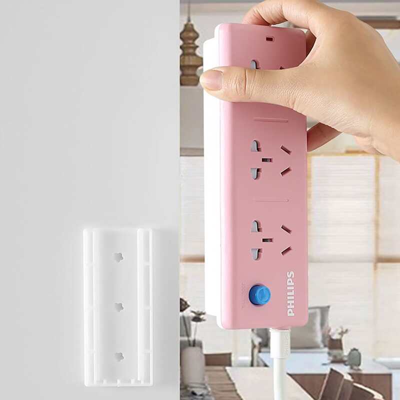 

Wall Socket Strip Holder, Pink