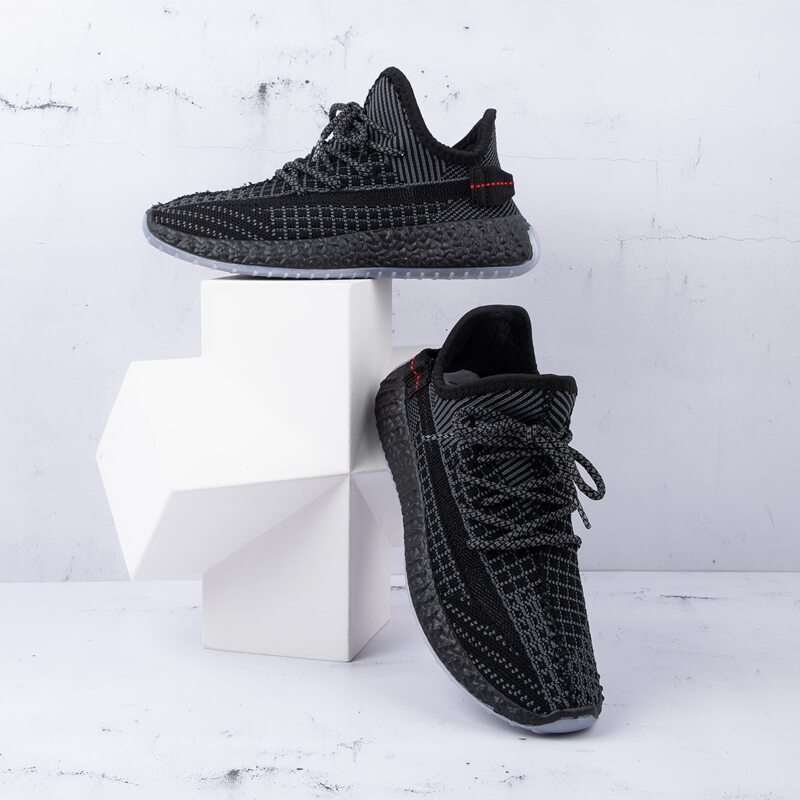 

Lace-up Front Wide Fit Sneakers, Black