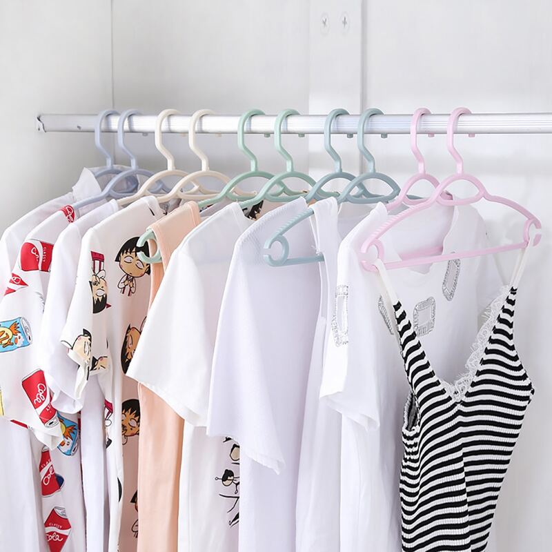 

1pc Solid Non-slip Hanger, Multicolor