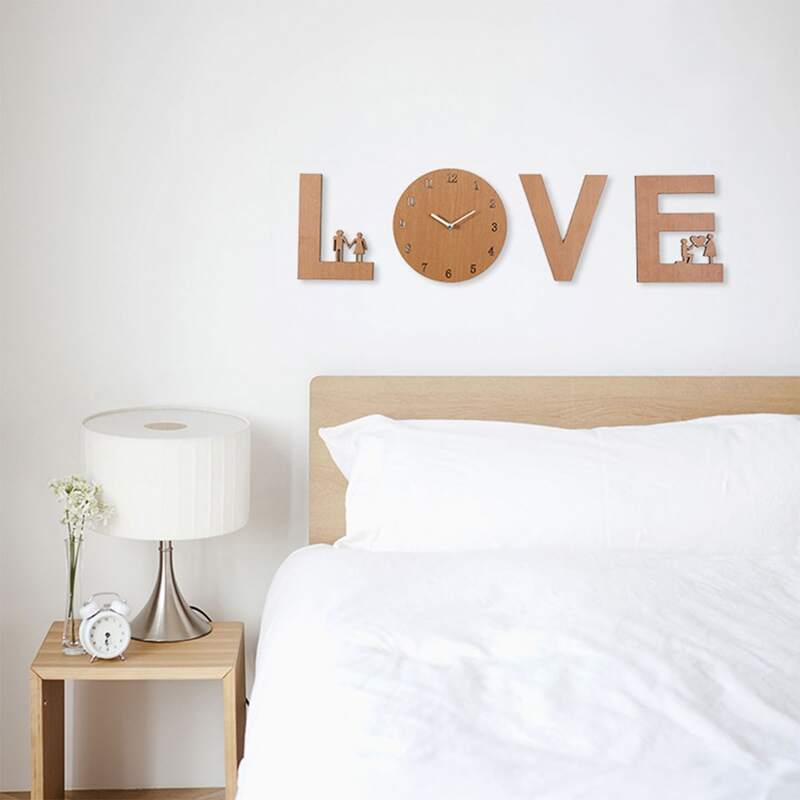 

Letter Design Wall Clock, Yellow