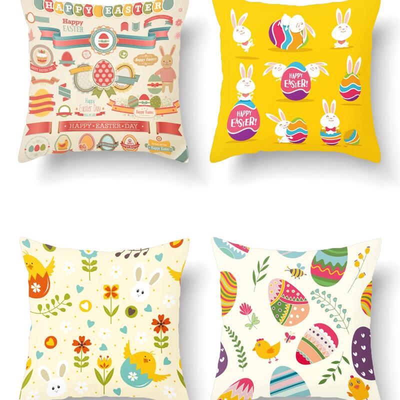 

1pc Cartoon Graphic Cushion Cover Without Filler, Multicolor