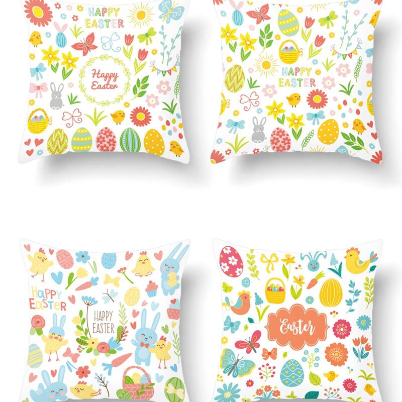 

1pc Cartoon Graphic Cushion Cover Without Filler, Multicolor