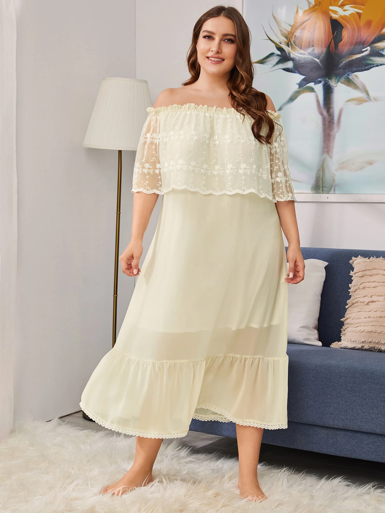 chiffon nightdress