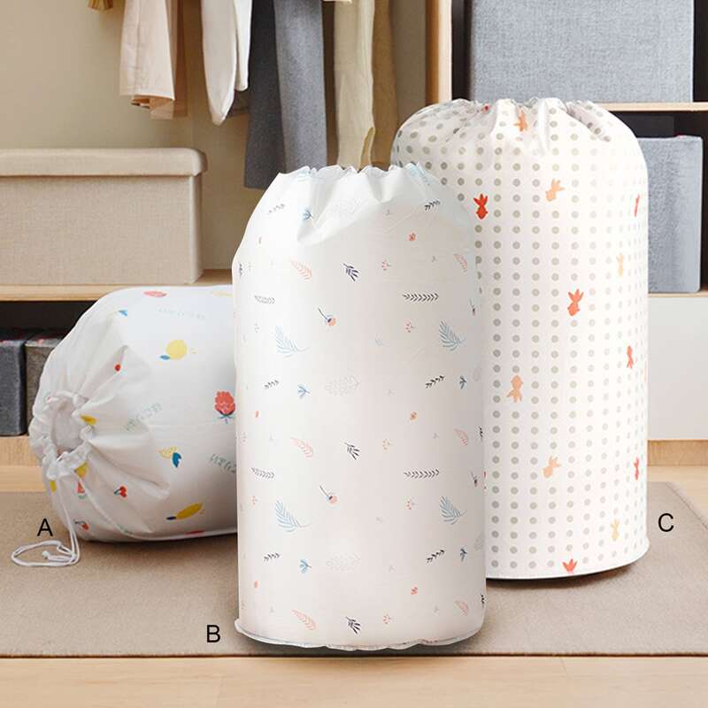 

1pc Quilt Drawstring Storage Bag, Multicolor