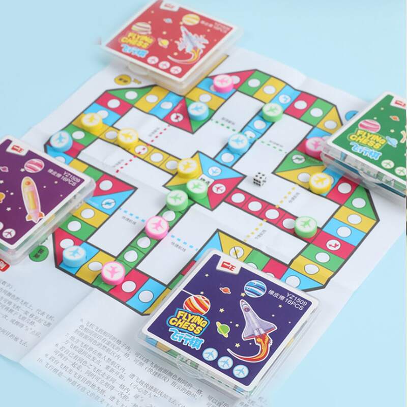 

1box Aircraft Pattern Eraser, Multicolor