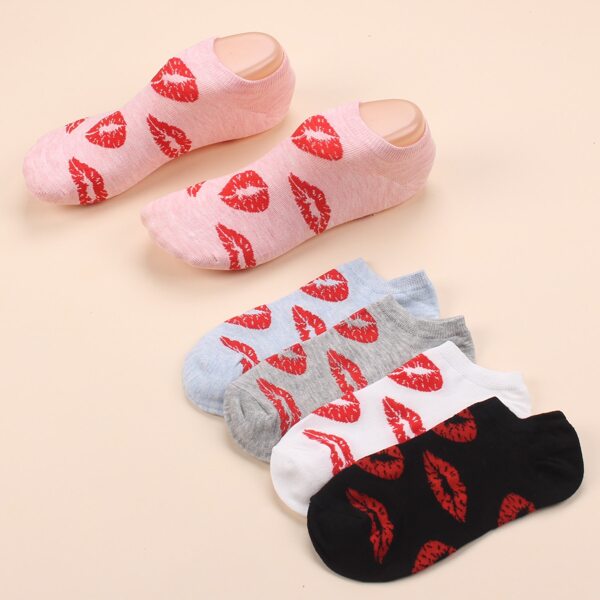 

Хлопковые носки с принтом, Многоцветный