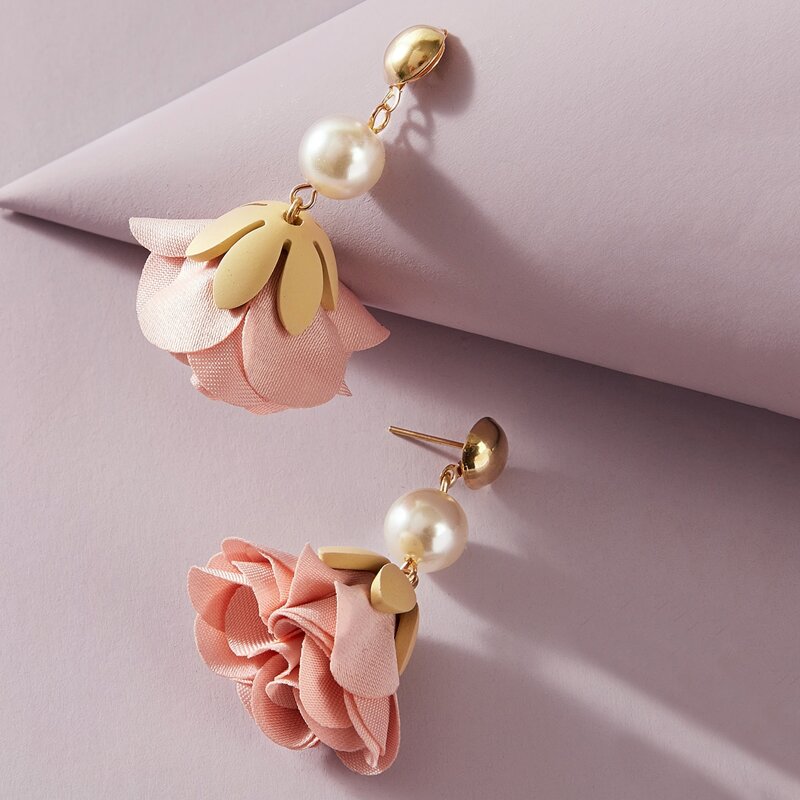 

Flower Decor Earrings, Multicolor